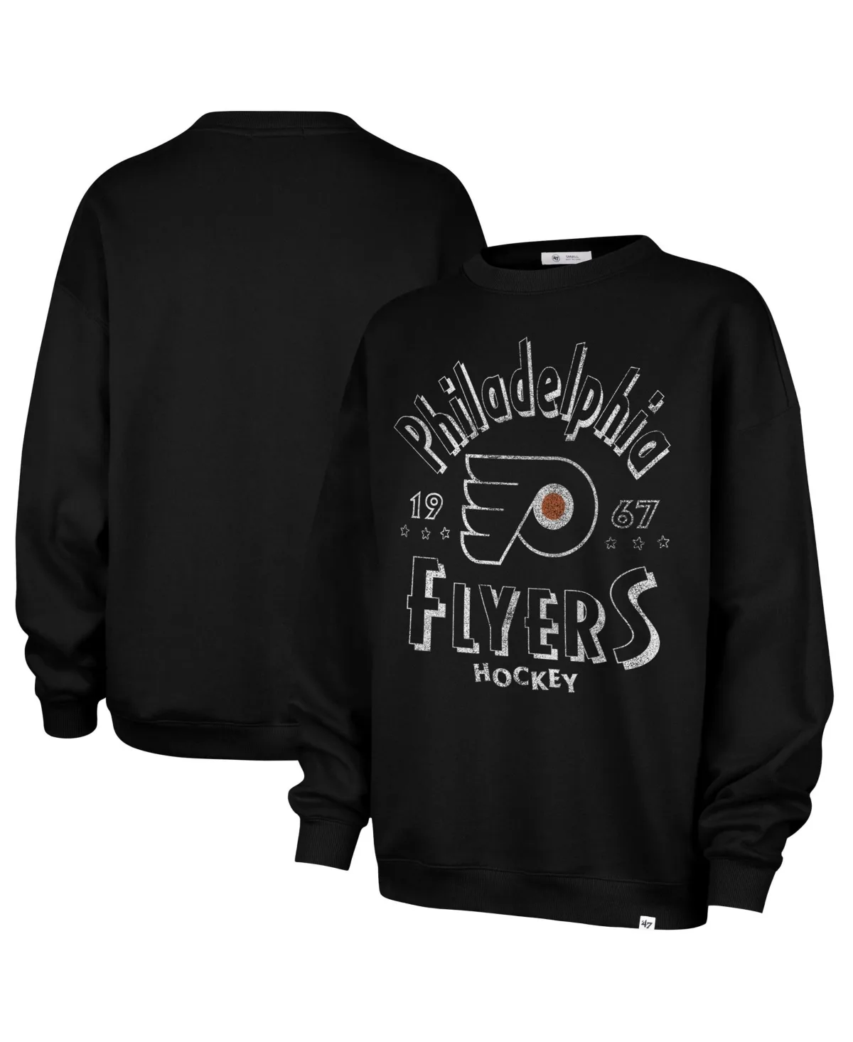 Philadelphia Flyers Circle Change Stars Oversized Sweatshirt by 47 Brand