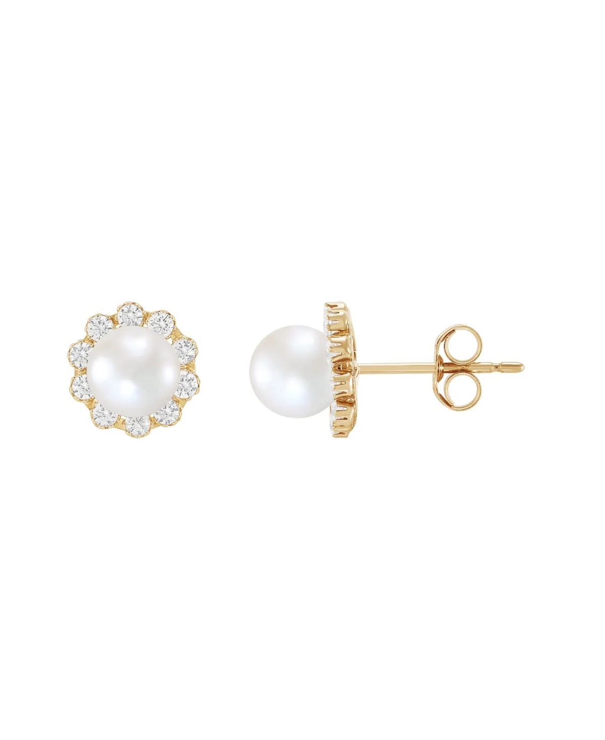 Garnet Stud Earrings (1-1/4 ct. t.w.) in 10K Yellow Gold