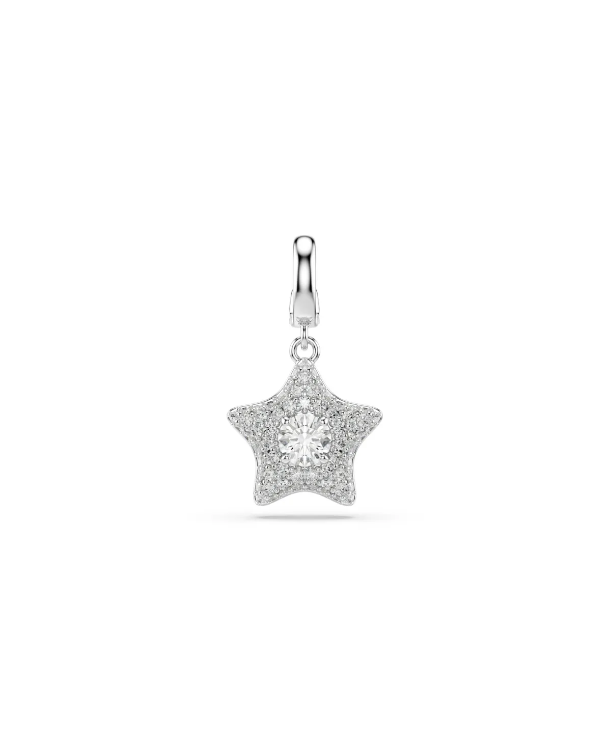 Sublima Star Crystal Charm in Rhodium-Plated Brass by Swarovski
