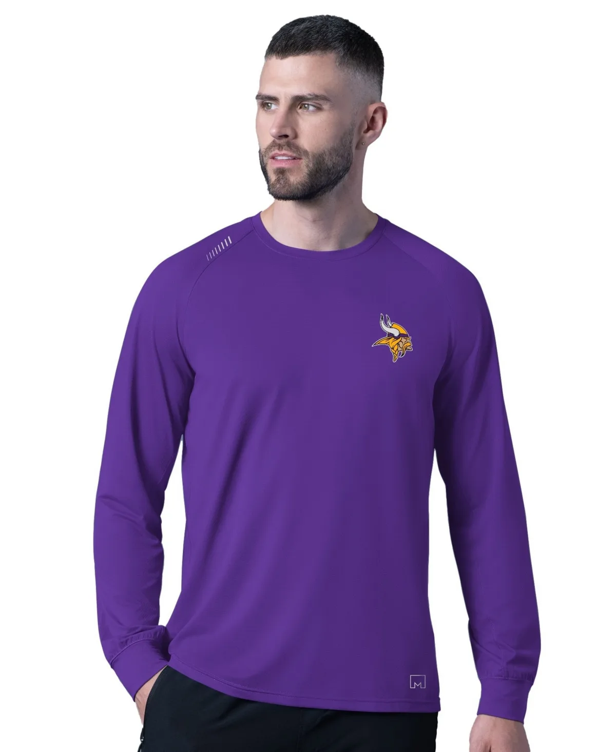 Msx by Michael Strahan Minnesota Vikings Forward Long-Sleeve T-Shirt by Msx by Michael Strahan