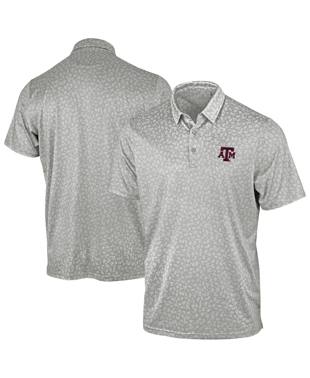 Texas A&M Aggies Mono Floral Polo Shirt