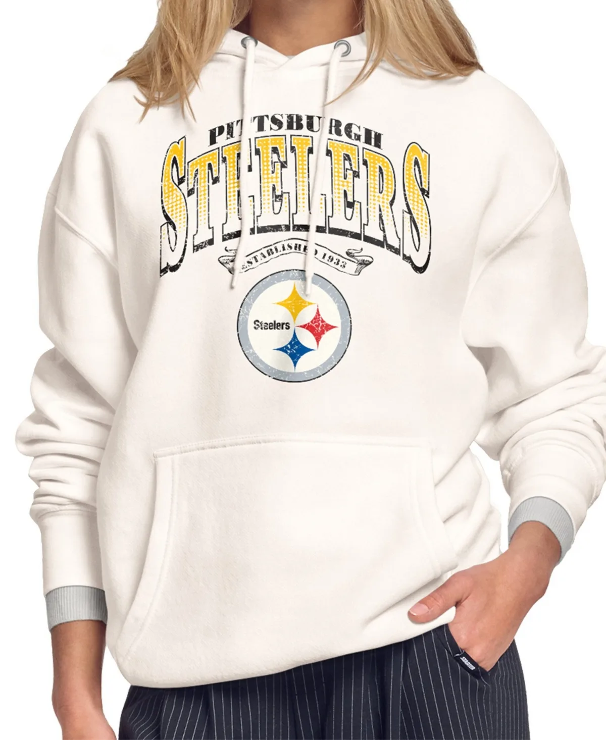 Pittsburgh Steelers Touchdown Legacy Fleece Hoodie by Starter