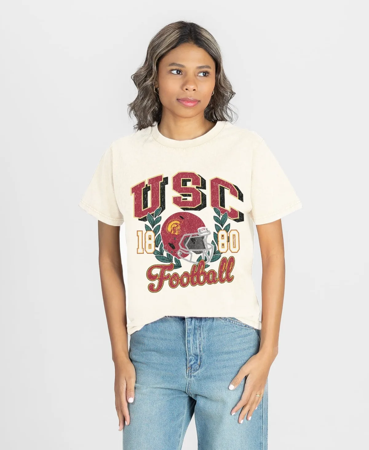 USC Trojans Raised on Victory T-Shirt by Gameday Couture