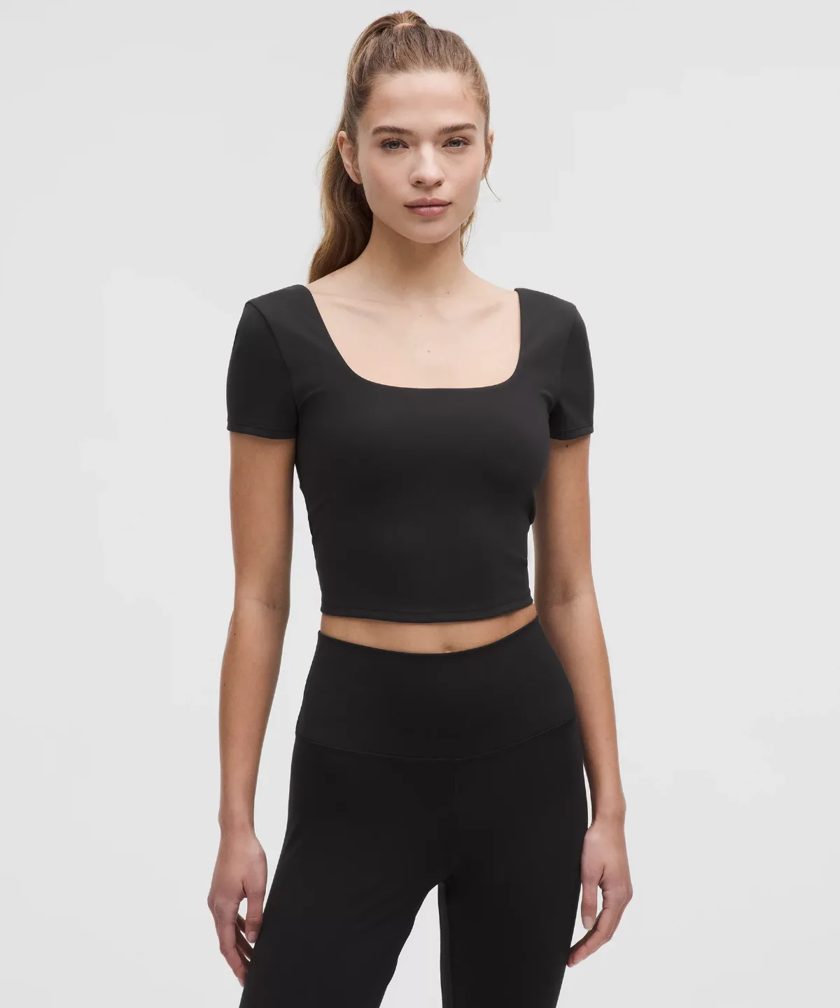 Wunder Under SmoothCover Square-Neck T-Shirt by lululemon