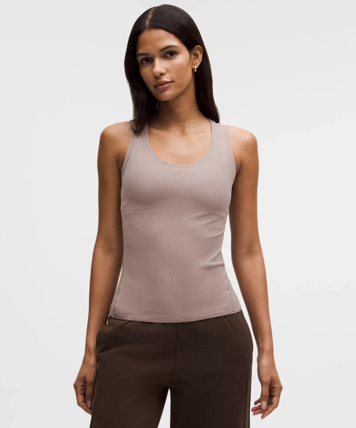 Wundermost Ultra-Soft Ribbed Nulu Scoop-Neck Tank Top by lululemon