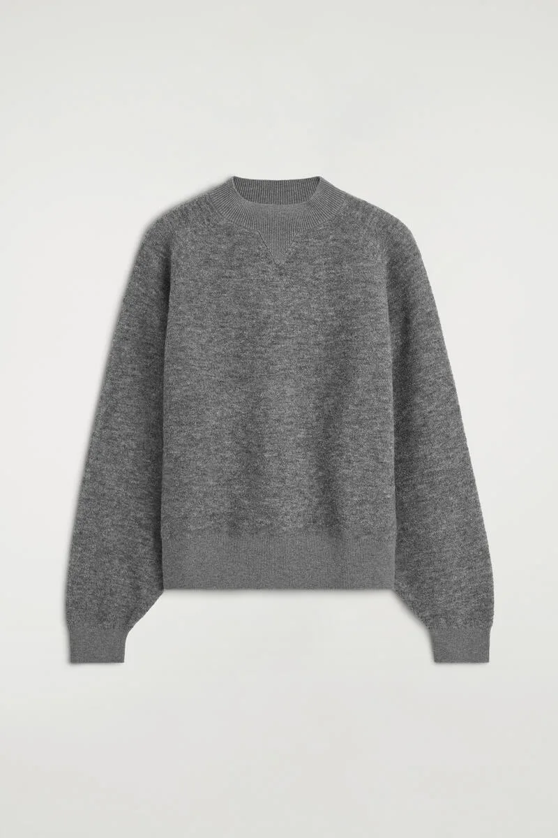 Double-Faced Merino Wool-Blend Bouclé Sweater by COS