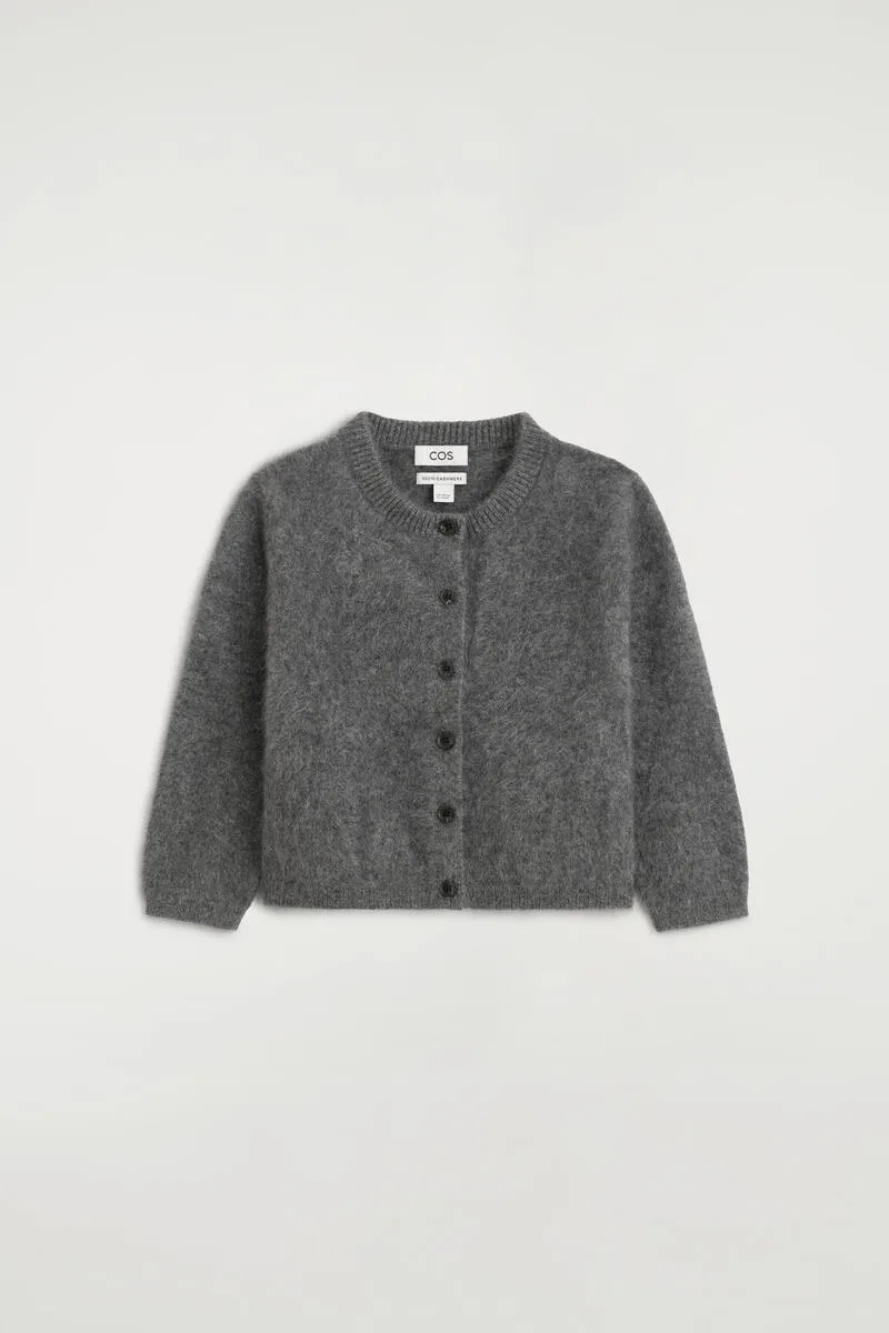 Brushed Pure Cashmere Cardigan by COS