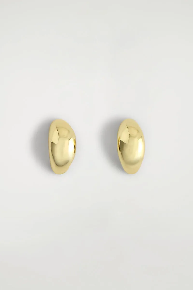 Sculptural Half-Hoop Earrings by COS