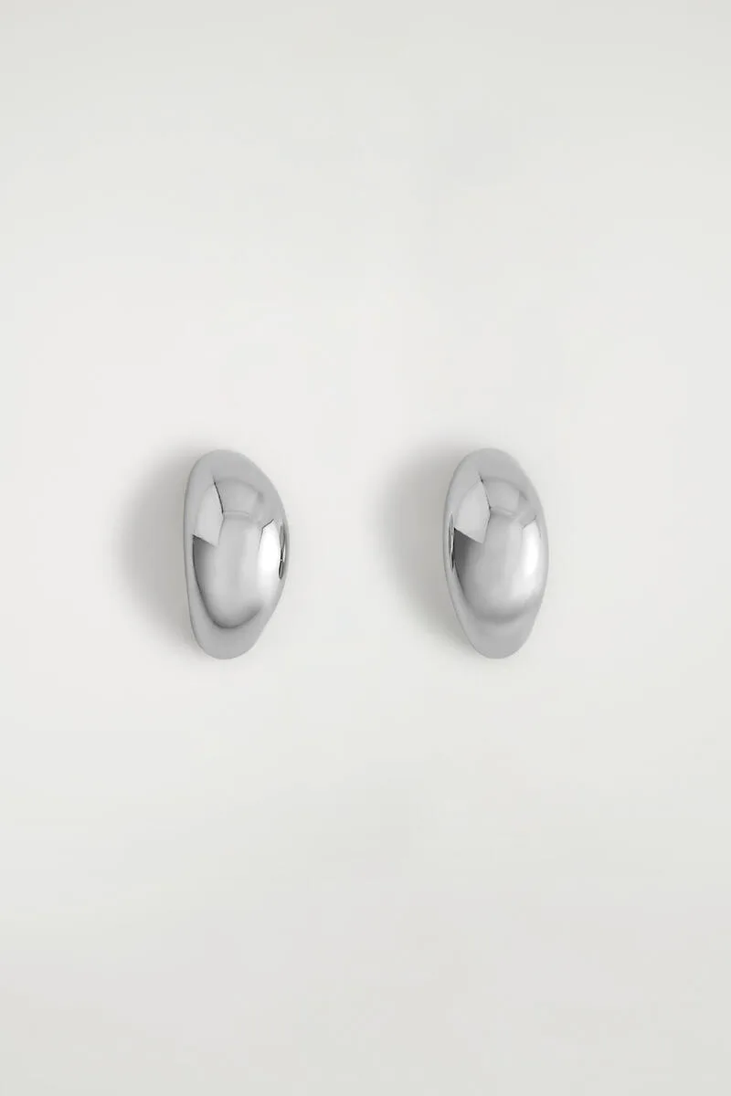 Sculptural Half-Hoop Earrings