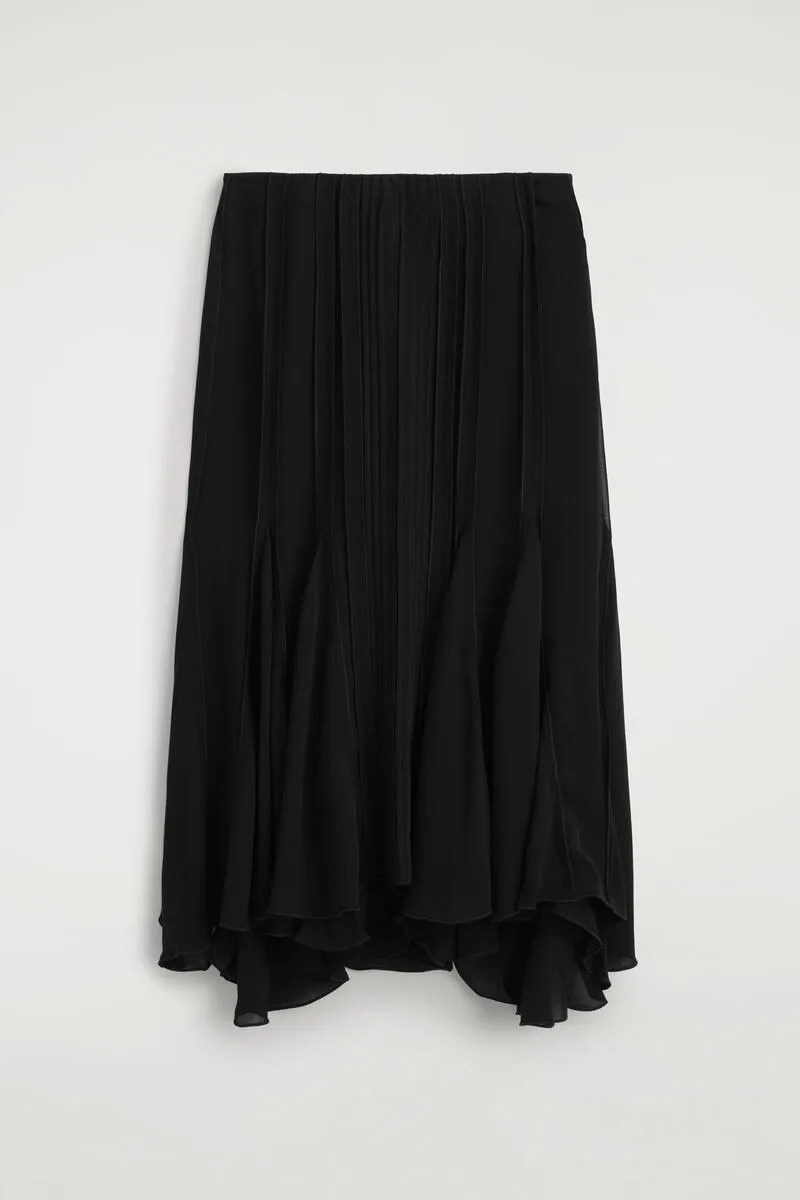 Voluminous Pleated Midi Skirt by COS
