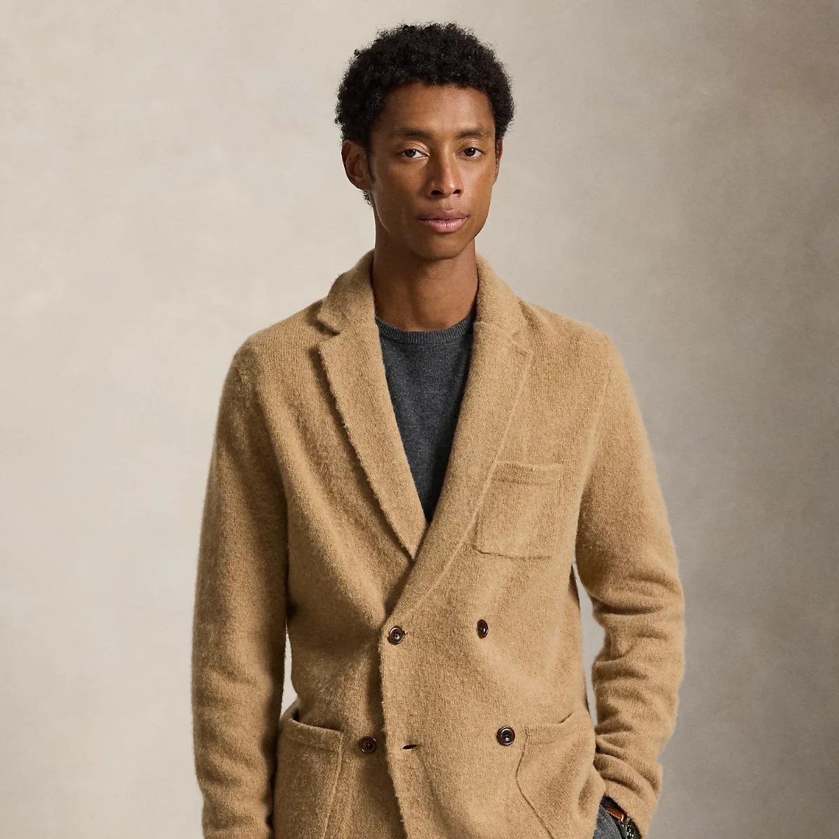 Wool-Cashmere Blazer Cardigan by Polo Ralph Lauren