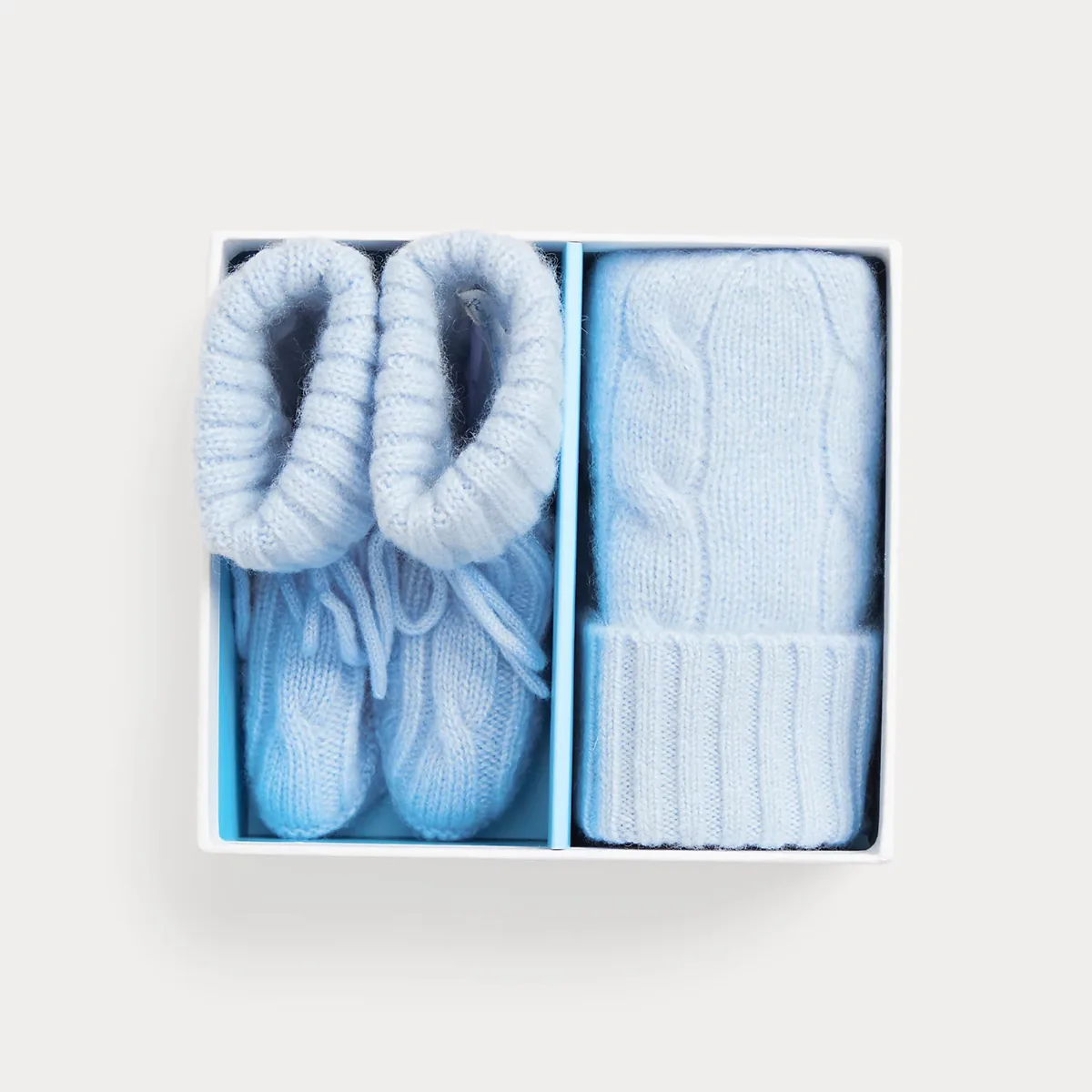 Cashmere Beanie & Bootie Set by Ralph Lauren
