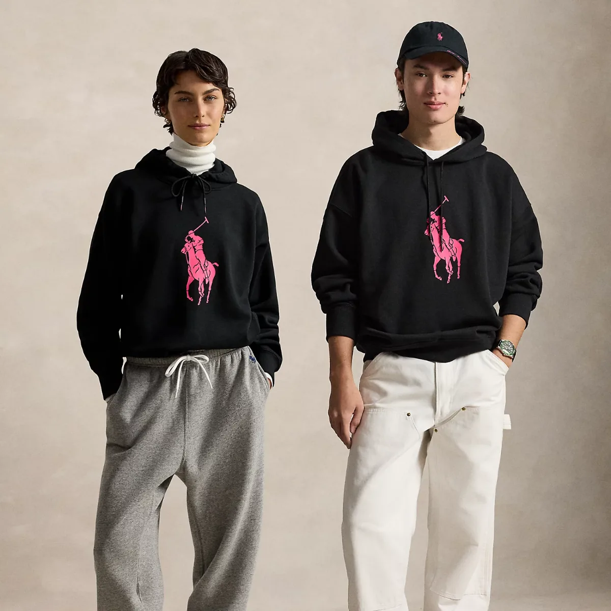 Pink Pony Fleece Hoodie by Polo Ralph Lauren