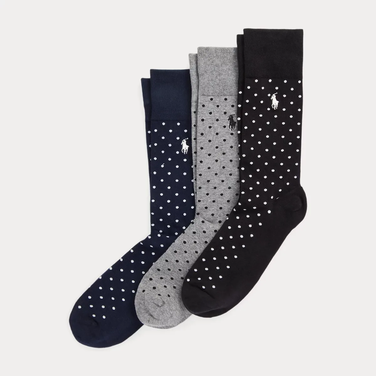 Polka-Dot Trouser Sock 3-Pack