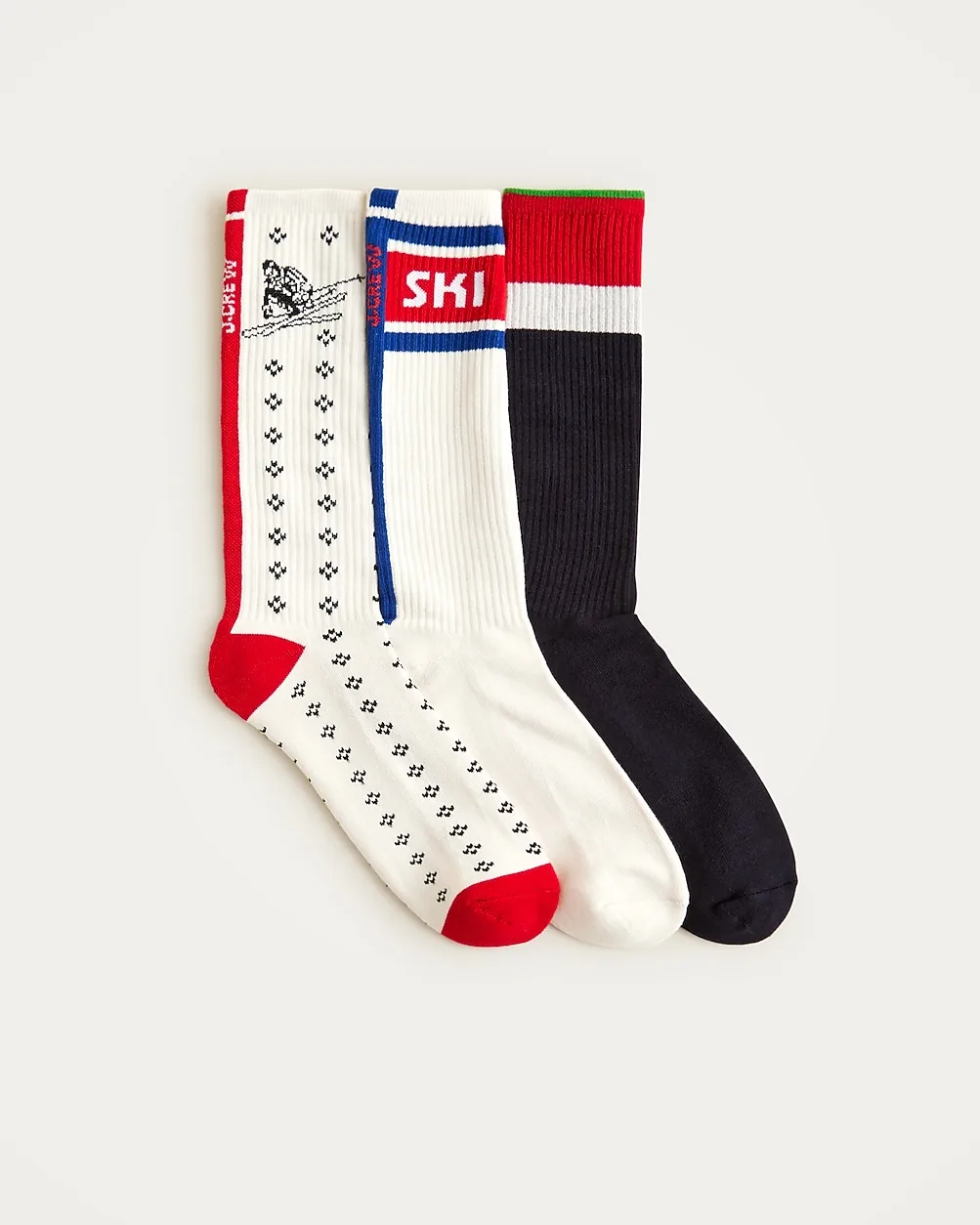 U.S. Ski & Snowboard by J.Crew Cotton Socks Three-Pack by J.Crew