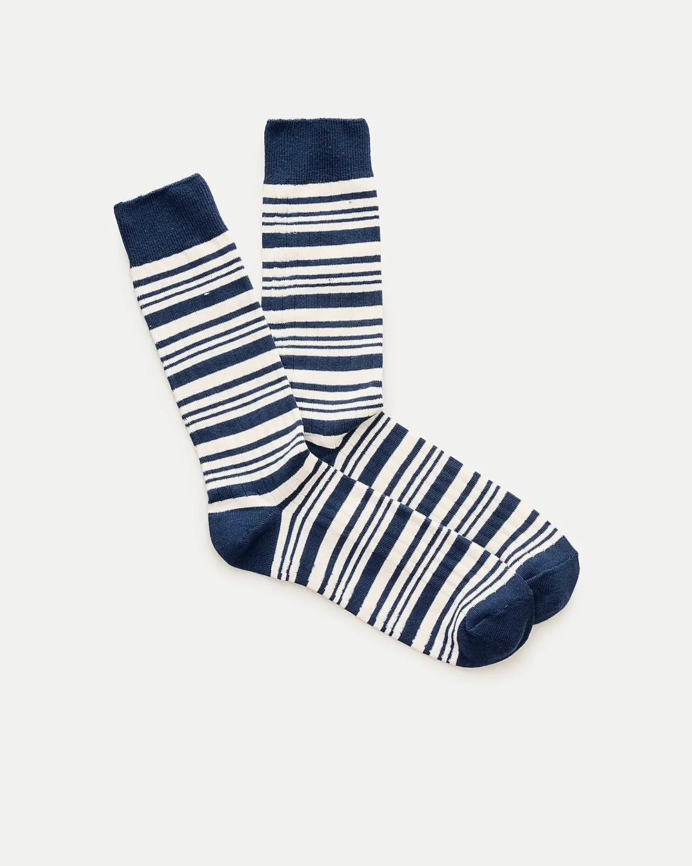Striped Cotton-Blend Socks by J.Crew