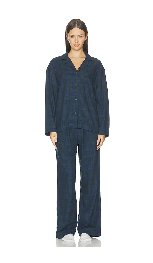 Flannel Pajama Set by eberjey