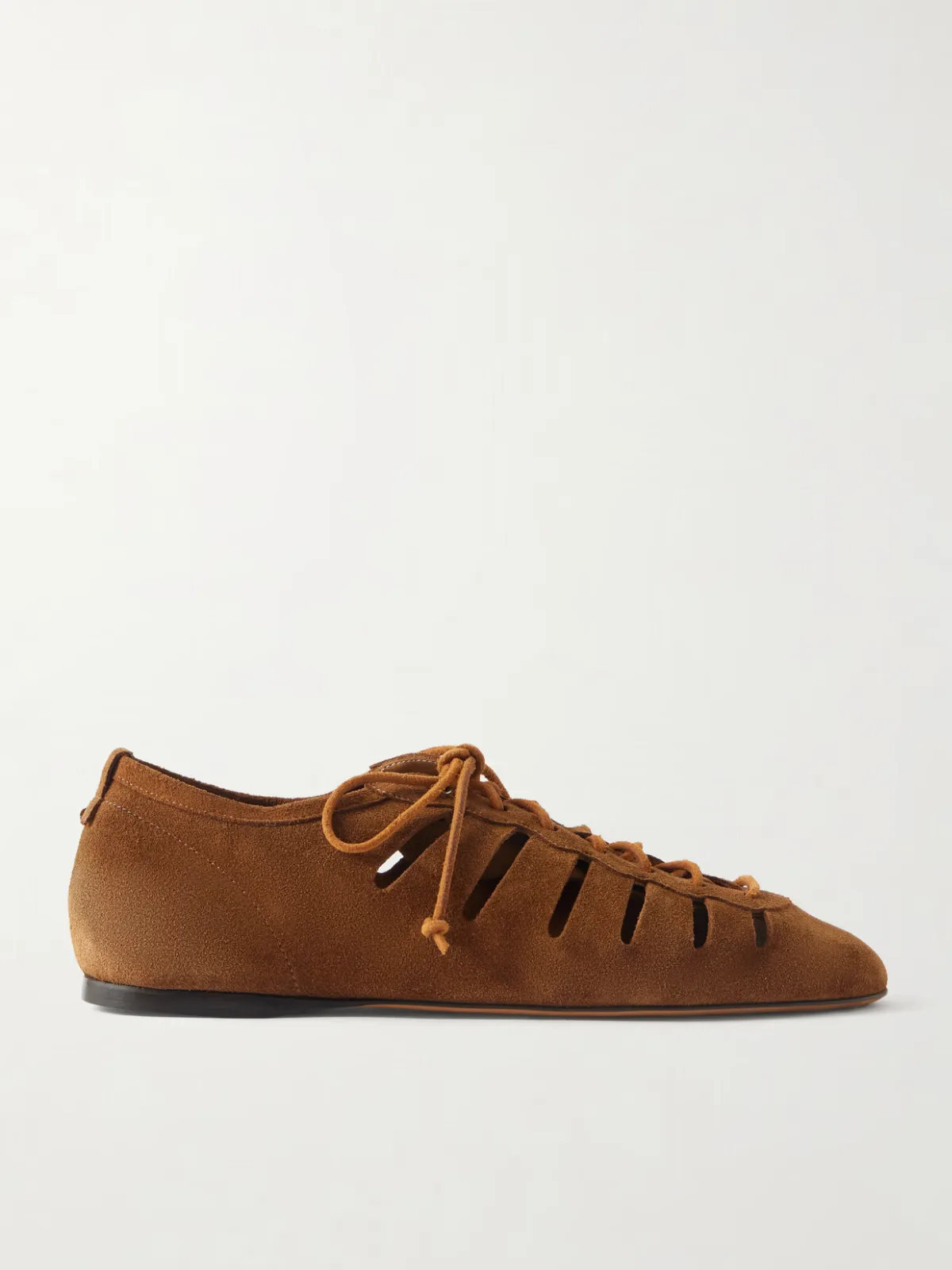 - Cutout Suede Sneakers -
