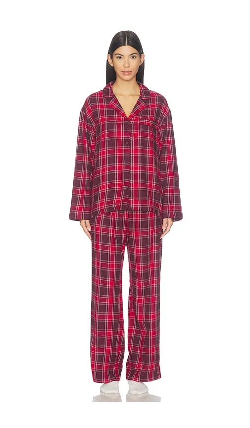 Flannel Pajama Set