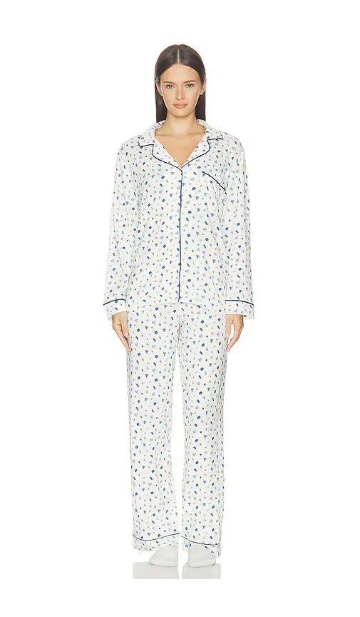 Gisele Printed Long Pajama Set