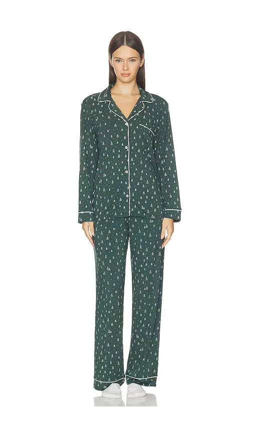Gisele Printed Long Pajama Set
