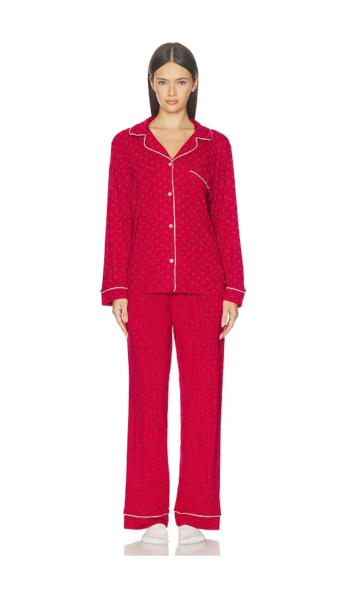 Gisele Printed Long Pajama Set