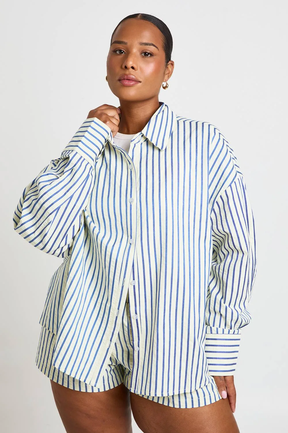 Stripe Oversized Shirt
