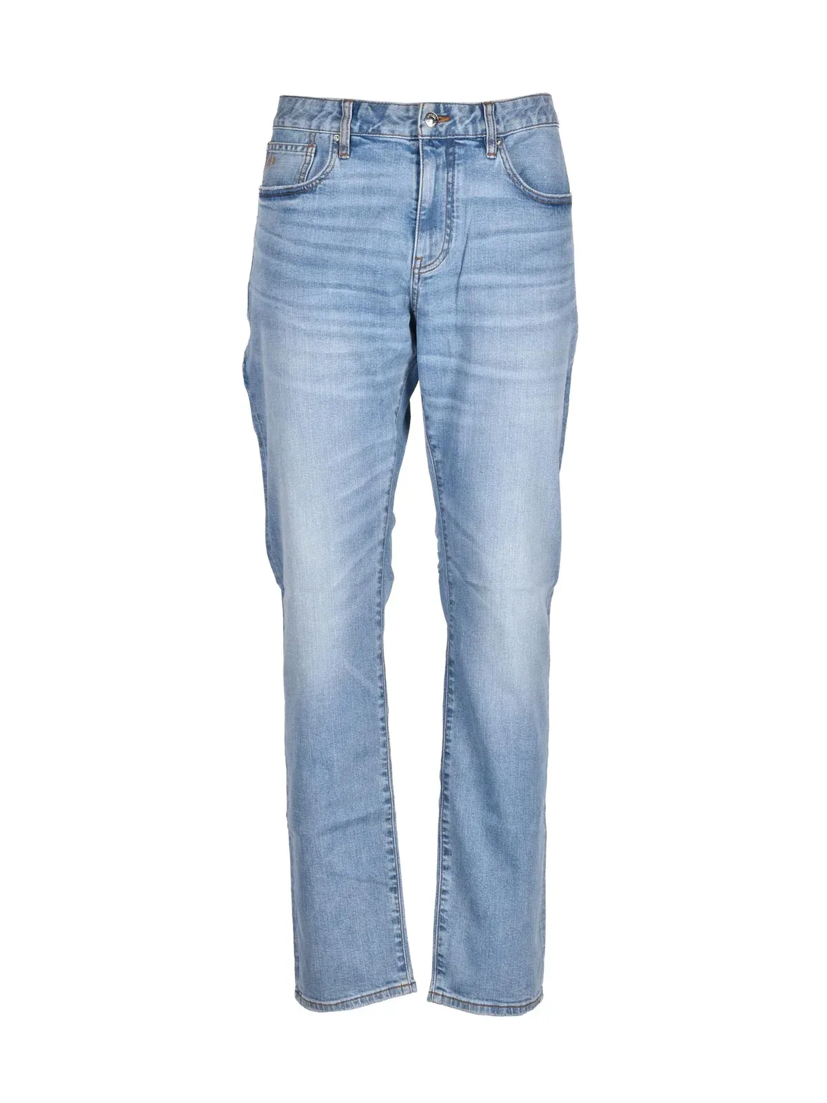 Skinny Fit Jeans with Classic Five-Pocket Design by Armani Exchange