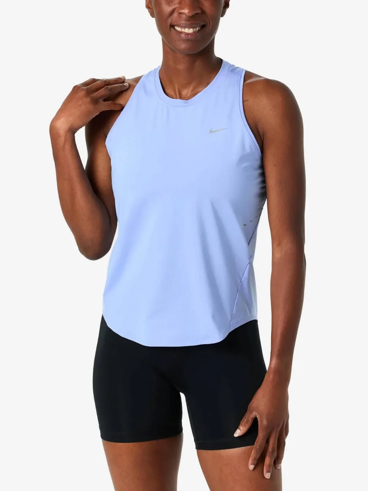 Swift Dri-Fit Standard Tank Top in Aluminum by Nike