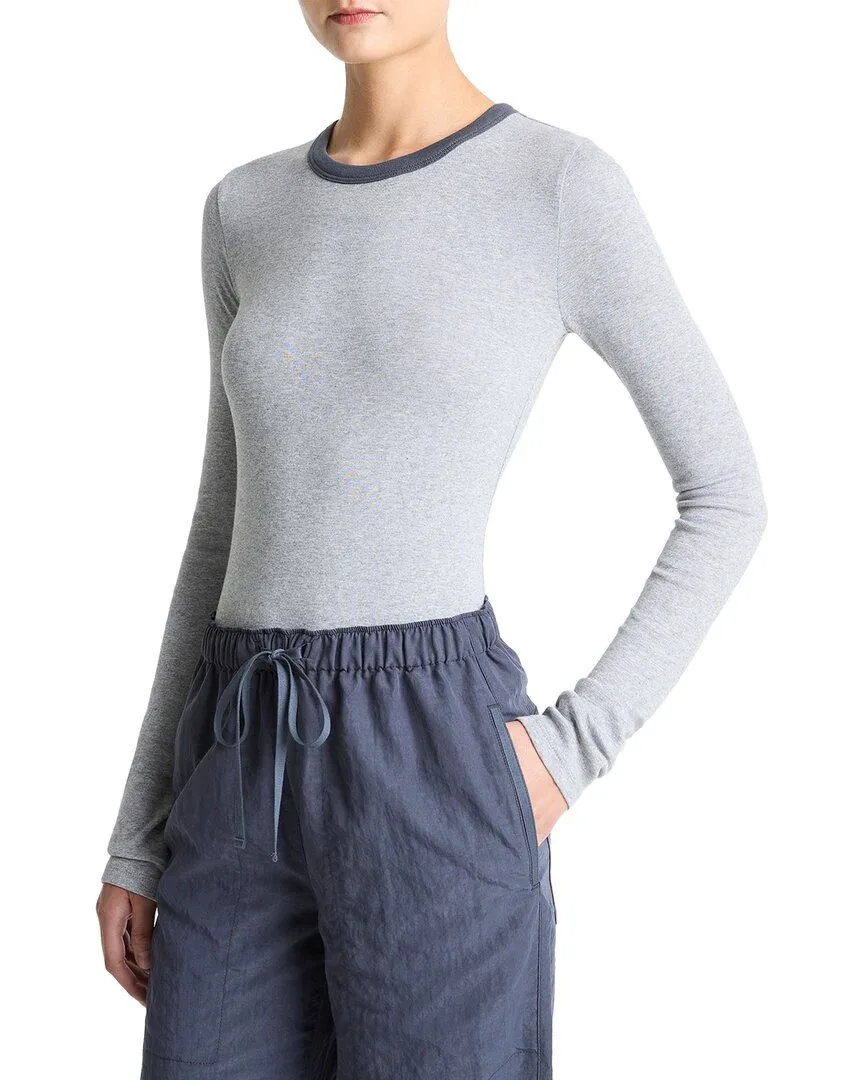 Heather Tipped Top by Vince