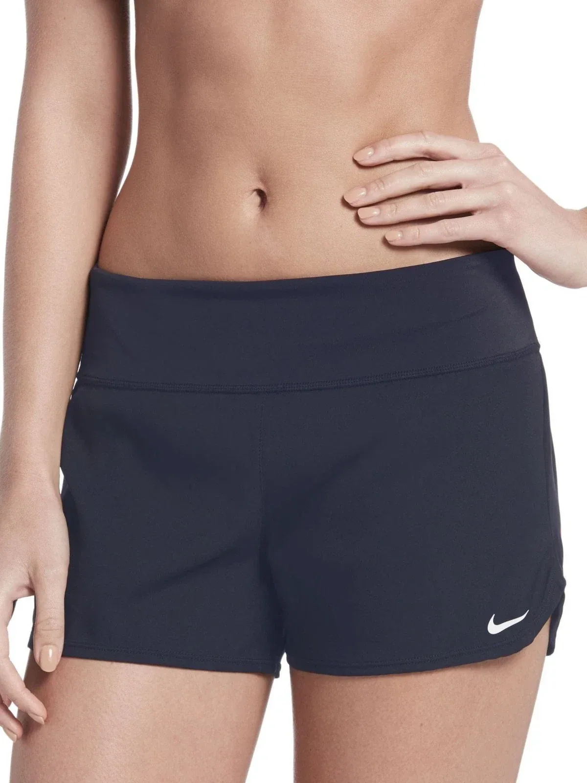 Solid Element Board Shorts Elastic Waist Swimwear by Nike