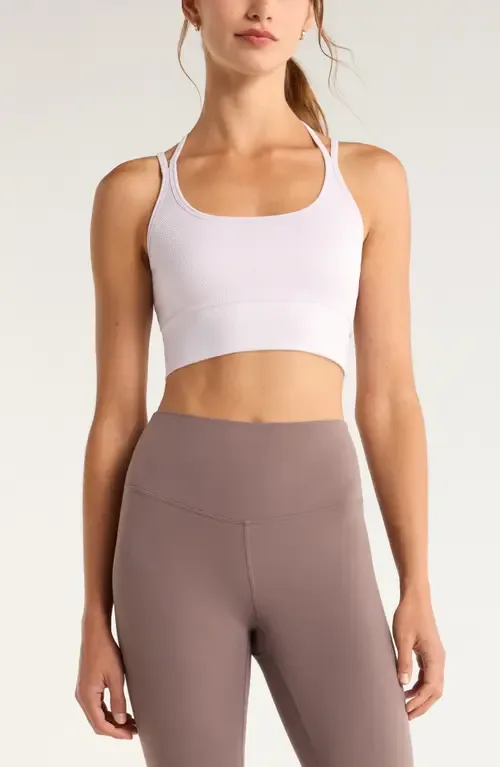 Seamless Strappy Sports Bra by Zella
