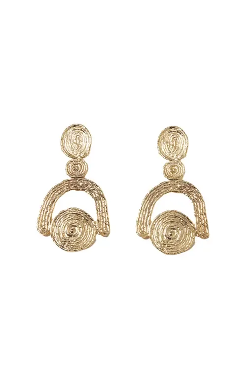 Frida Earrings - 14K Gold Plate by COG