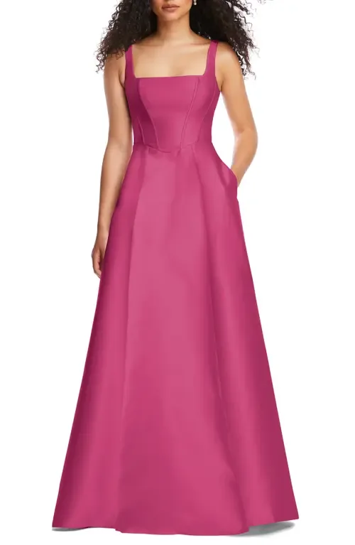 Corset Satin Gown