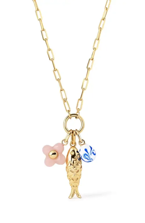 Flora Charm Necklace by Ana Luisa