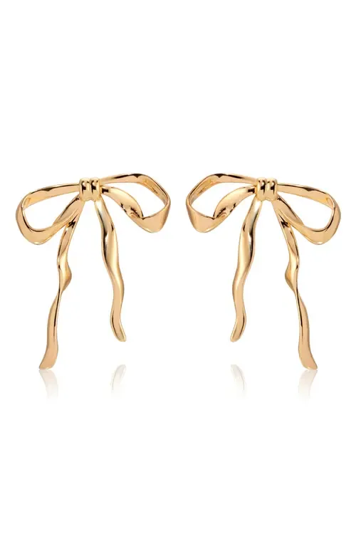 Organic Bow Earrings by Ettika