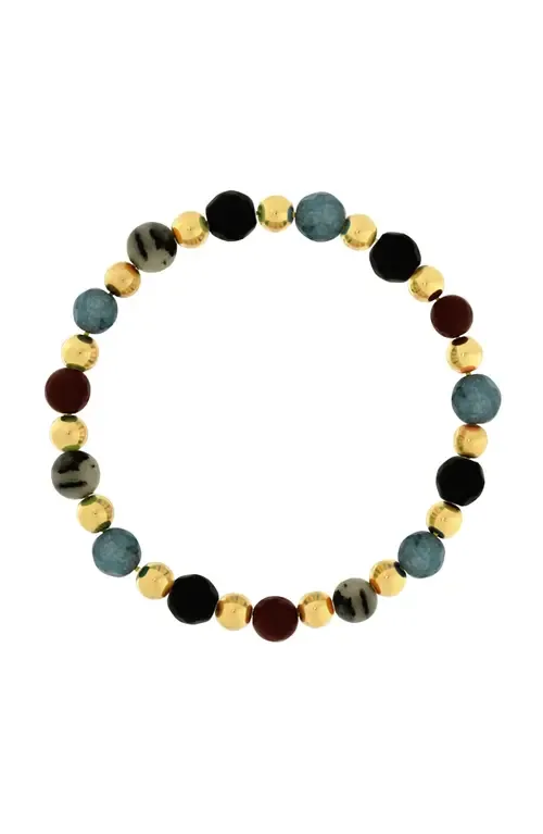 14K Gold Filled & Semi-Precious Gemstone Bead Bracelet by Emma Rae