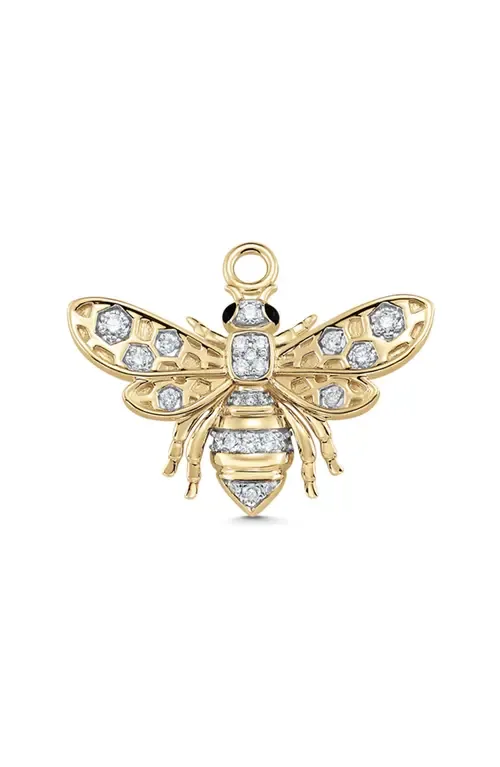Queen Bee Diamond Charm by Sara Weinstock