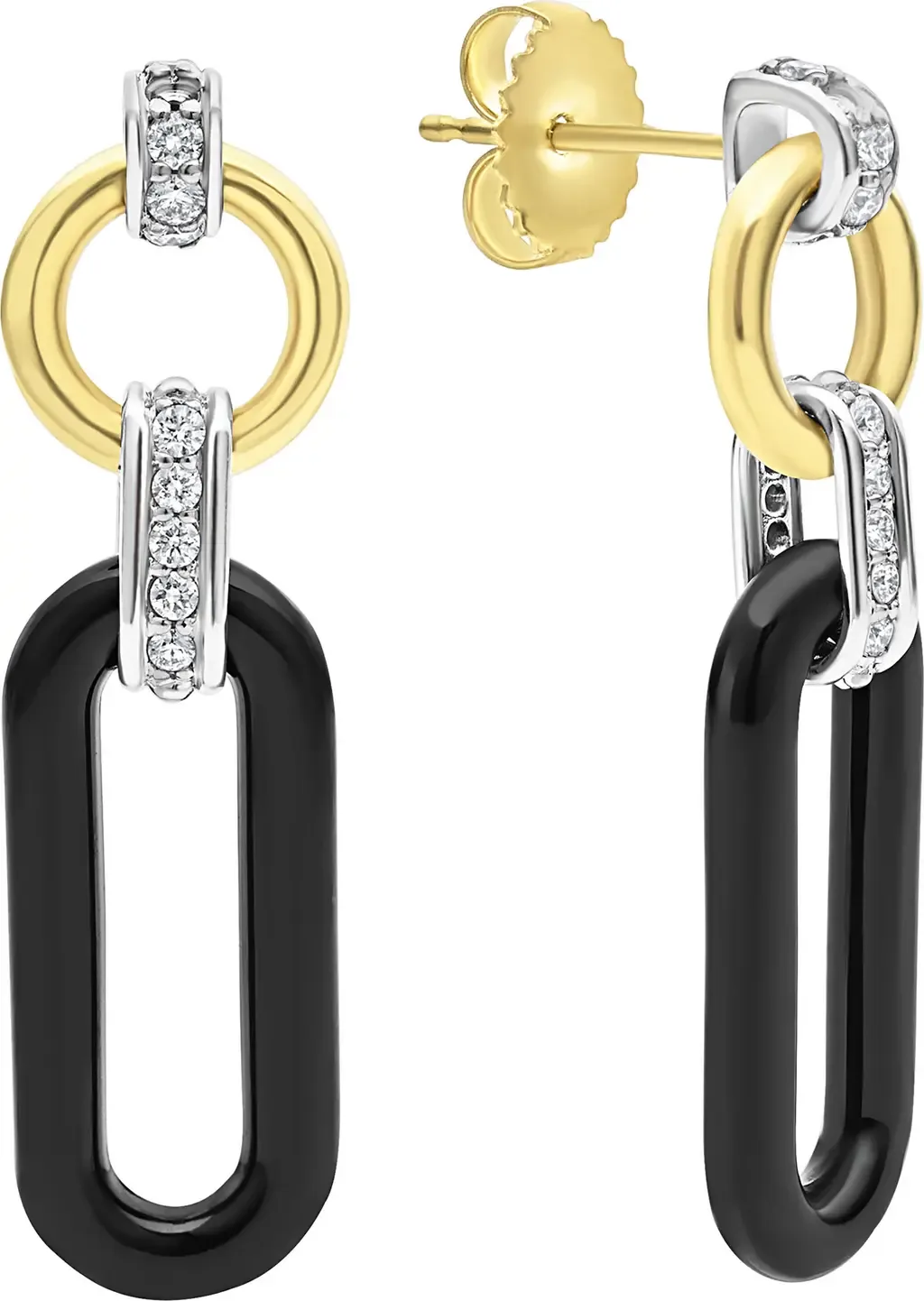 Signature Caviar Links Drop Earrings by LAGOS