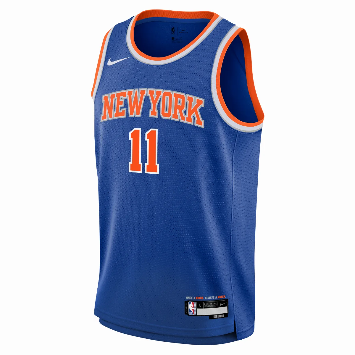 Jalen Brunson New York Knicks 2024/25 Icon Edition Nike NBA Swingman Jersey by Nike