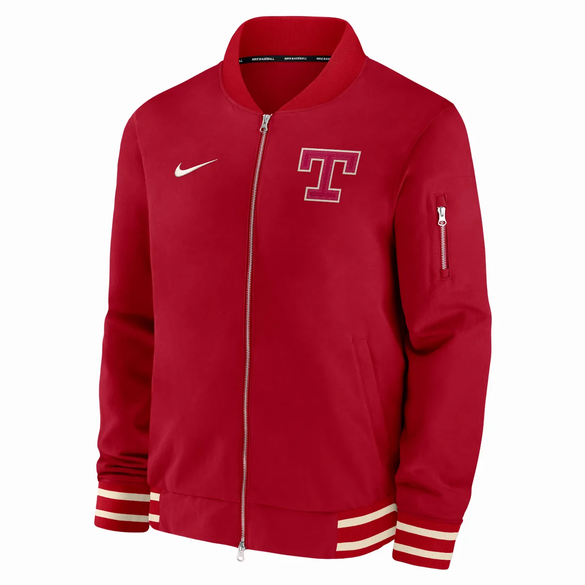 Texas Rangers Authentic Collection City Connect Nike MLB Full-Zip Bomber Jacket