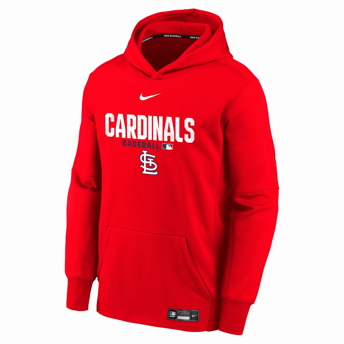St. Louis Cardinals Authentic Collection Nike Therma-FIT MLB Pullover Hoodie by Nike