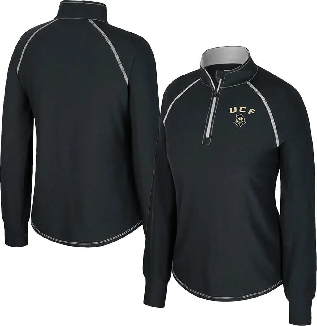 Colosseum UCF Knights Bikram Raglan Quarter-Zip Top by COLOSSEUM