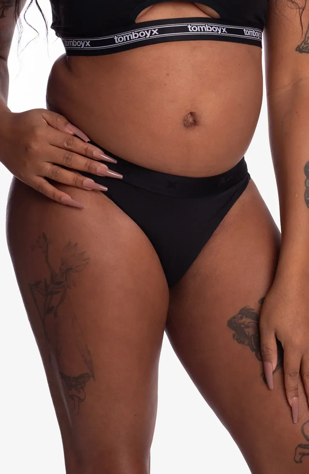 SmoothTuck Tucking Hi Leg Bikini by TomboyX