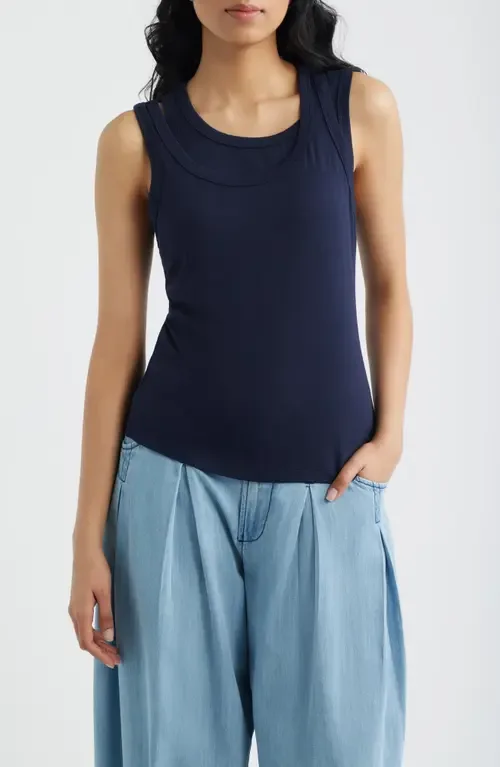 Layered Look Tank by CITY BLUES