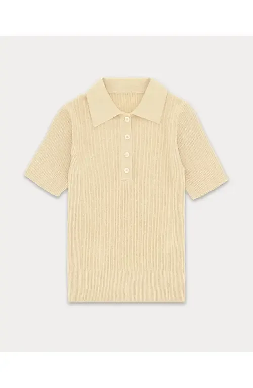 Camille Terry Polo Shirt by Fortela