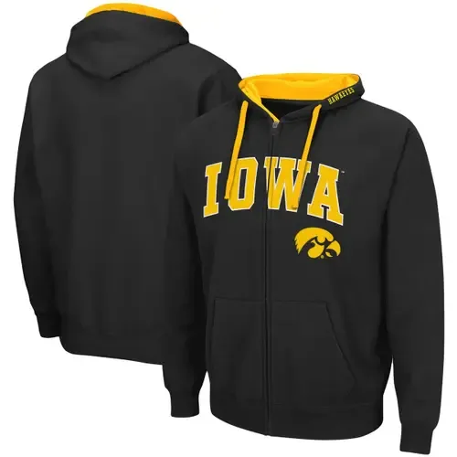 Colosseum Iowa Hawkeyes Full-Zip Hoodie by COLOSSEUM