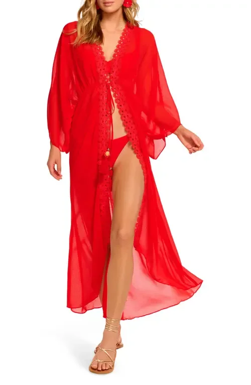 Raelynn Lace Trim Cover-Up by Ramy Brook