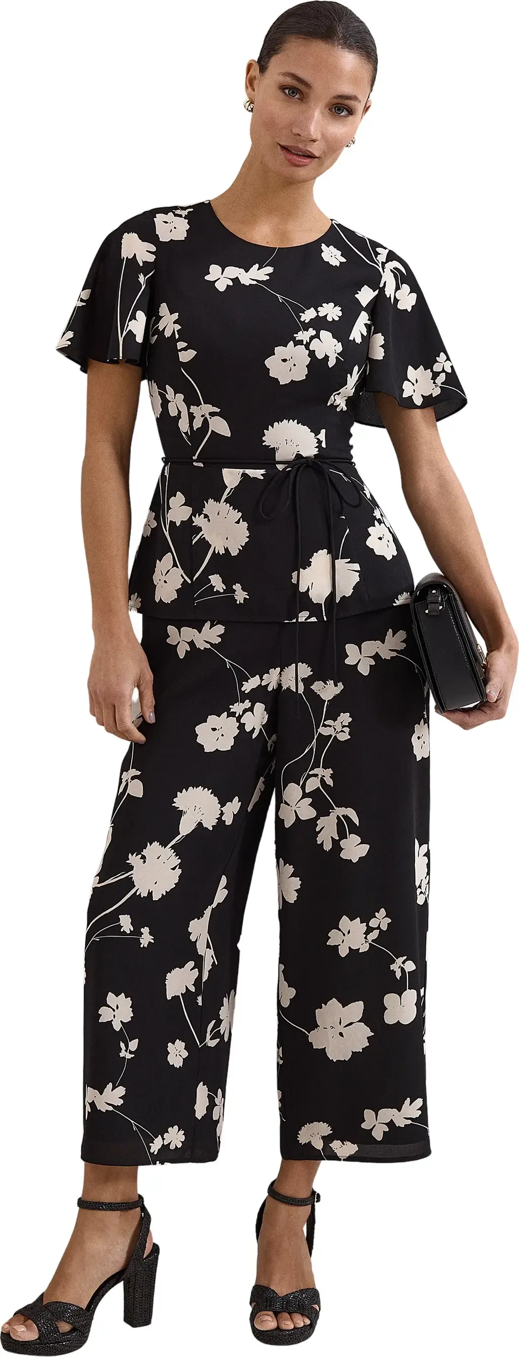 Jolie Floral Jumpsuit by Phase Eight