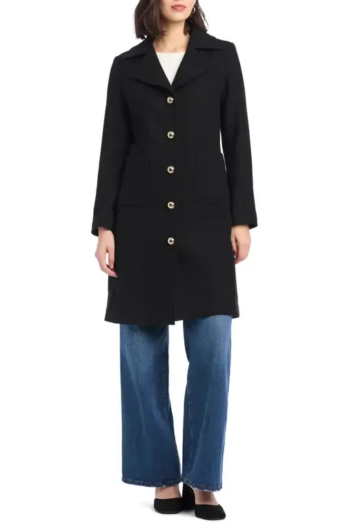Single Breasted Notch Lapel Coat by Kate Spade New York